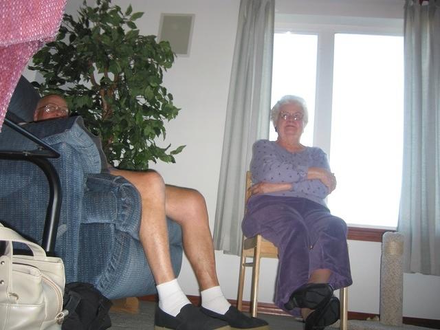 You can sort of see Pap (Mom's Dad) and Grandma (Dad's Mom). 10/5/03