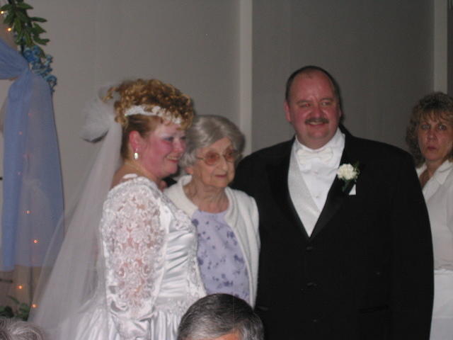 Aunt Dawn, Great Grandma Wolff, and Uncle Eric.
