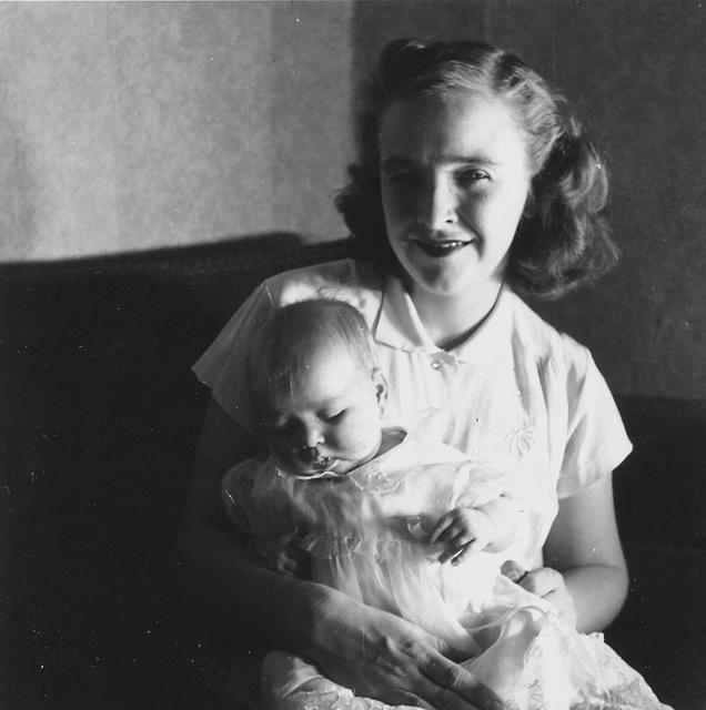 Gram and Mom - 1955