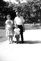 Gram, Pap, Uncle Rob, and Mom - 1961