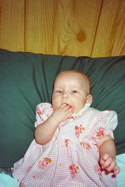Carrie wearing Strawberry Shortcake =)