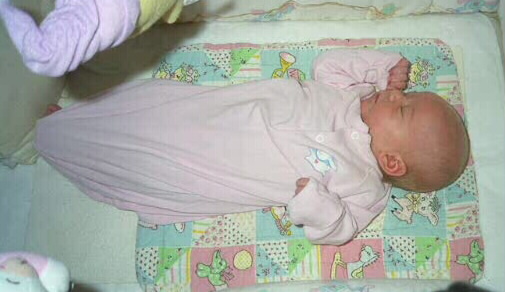 Carrie sleeping - 5/19/99