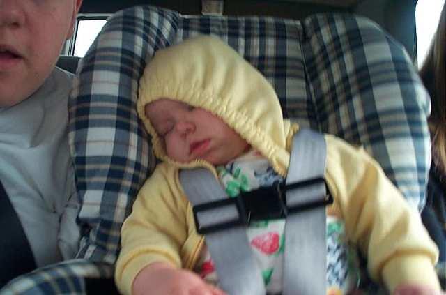 A still sleeping Carrie