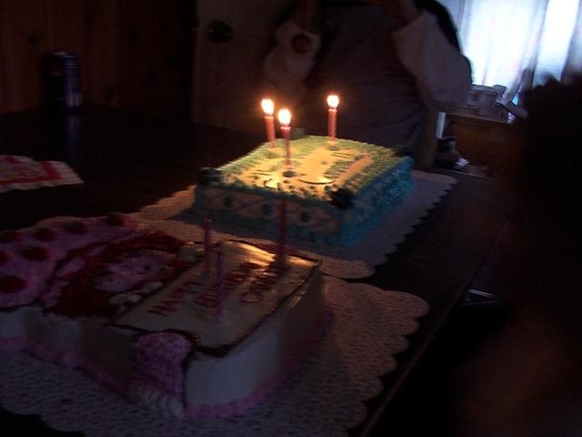 One cake down, one to go..