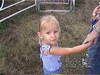 Carrie at the local fair - 7/27/02