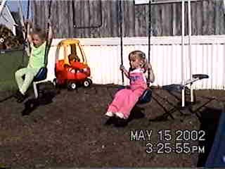 Jasmine and Carrie - 5/15/02