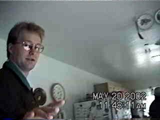 Shawn says bye to me. - 5/20/02