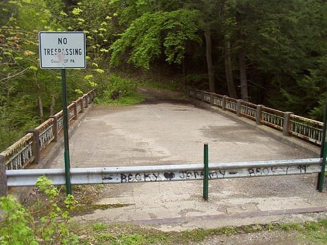 No trespassing?  We don't listen well.