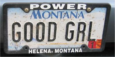 I wasn't lying, it's really my license plate :P - 10/6/02