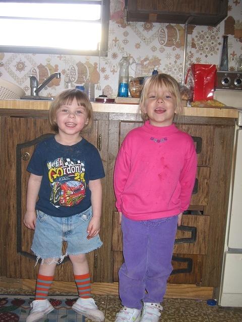 Kaytlin and Carrie - 4/7/03