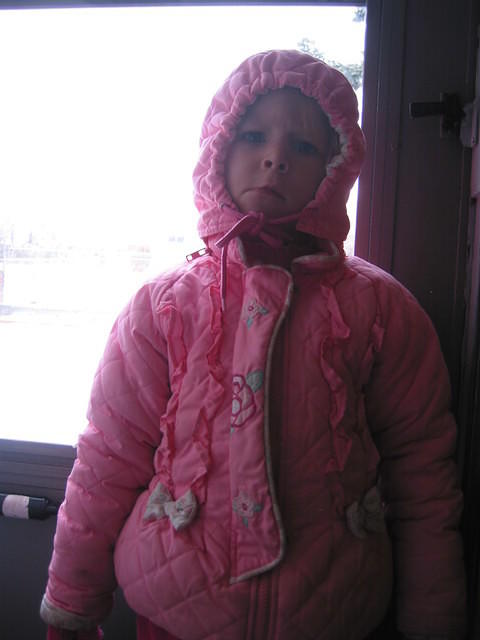 Carrie being annoyed with me for taking pictures ;)