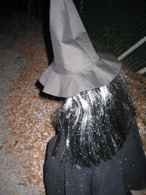 Carrie Witch and I walked down the street.