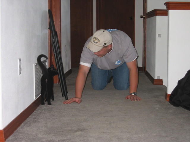 Ric playing with Rio. 10/5/03