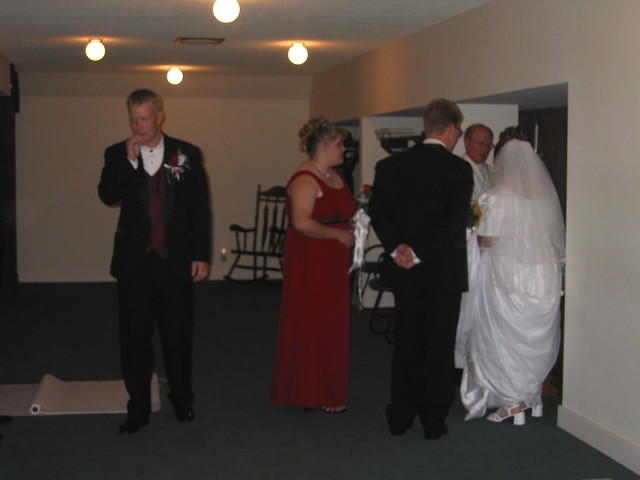 I snuck back inside to find out what was going on... 10/4/03