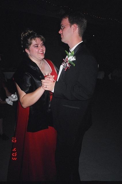 Shannon and Shawn dancing.