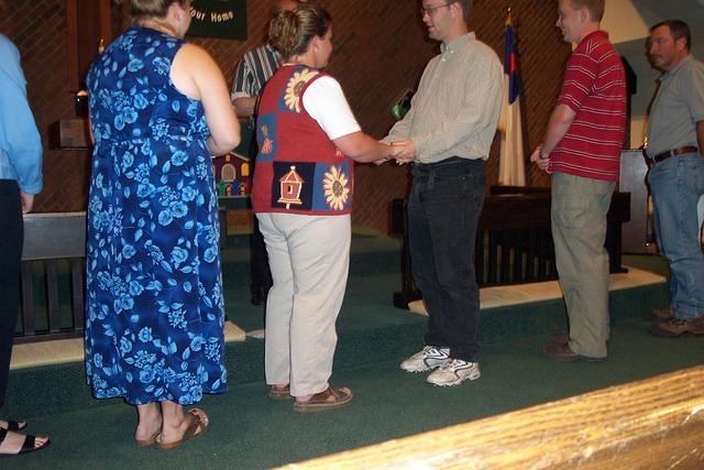 Matron of Honor Shannon, Michelle, Shawn, Best Man Ric, and Groomsman Blair. 10/3/03