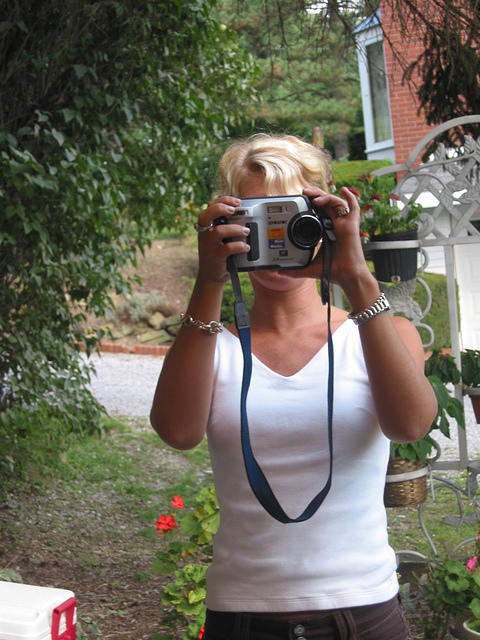 Jodee and I were having camera wars :)