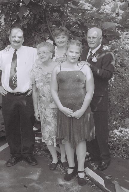 Eric, Gram, Aunt Dawn, Amber, Pap