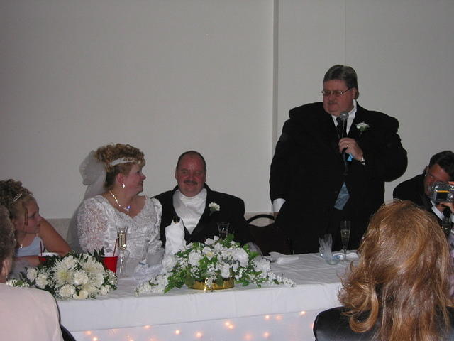 The best man's toast.