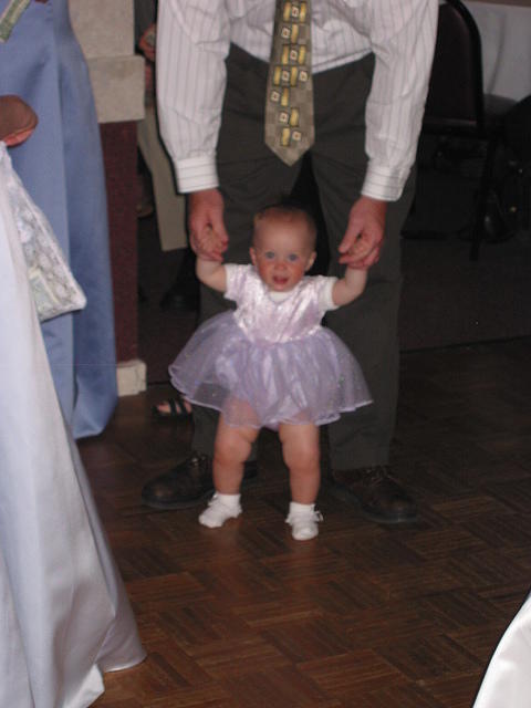 A cute little baby.