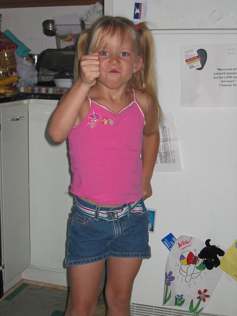 Carrie threatening me.. :(