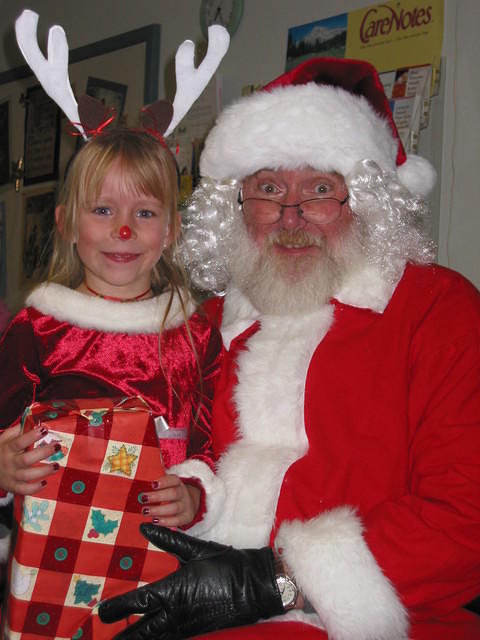 Rudolph and Santa