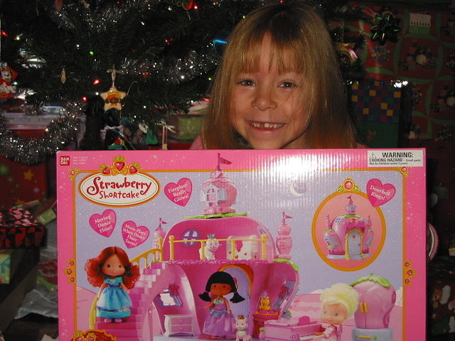 A Strawberry Shortcake castle from comstud