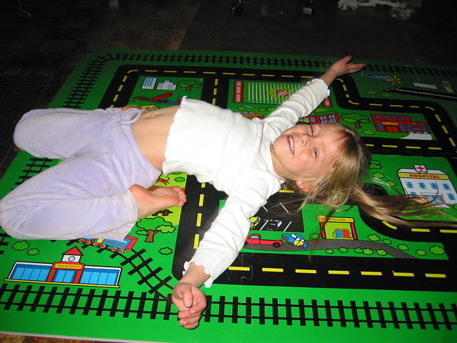 Carrie just being weird.