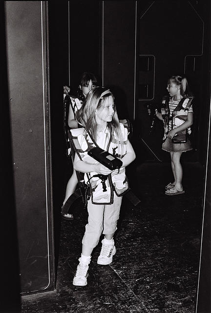 Jorgeann, with Tiffany and Kylie behind her