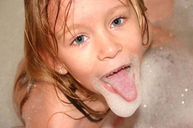 Carrie's bath.
