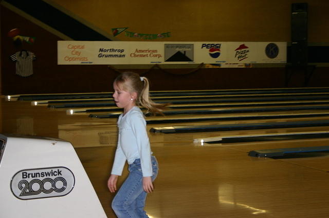Carrie bowling