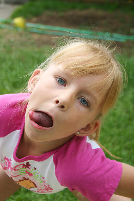 Carrie being silly