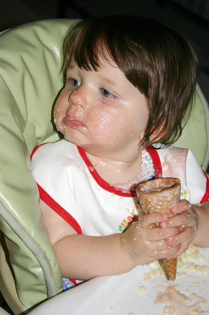 Joleigh lost her ice cream? :P