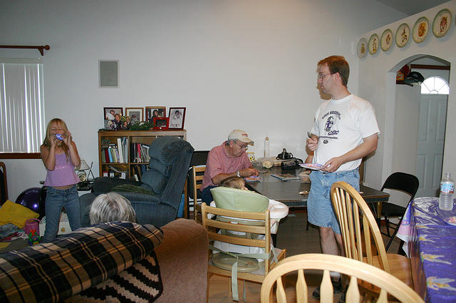 Carrie, Grandpa (Richard), Daddy (Shawn)