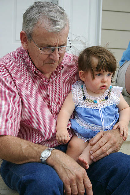 Grandpa (Richard) and Joleigh