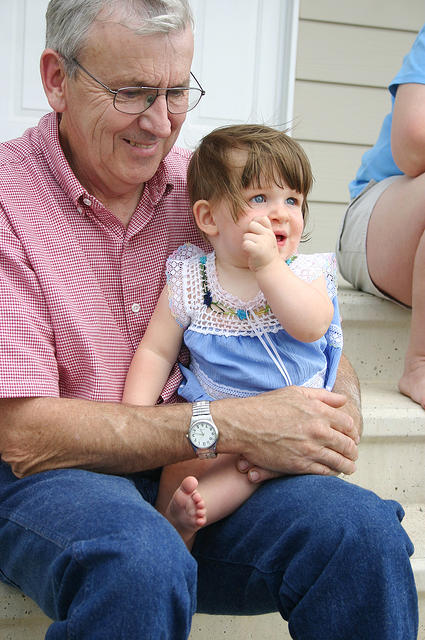 Grandpa (Richard) and Joleigh