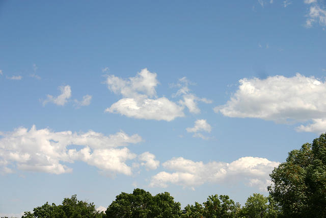The sky
