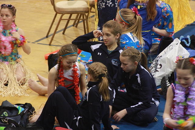 Kaitlyn, Grace, Madeline, and Carrie - Aloha Invitational