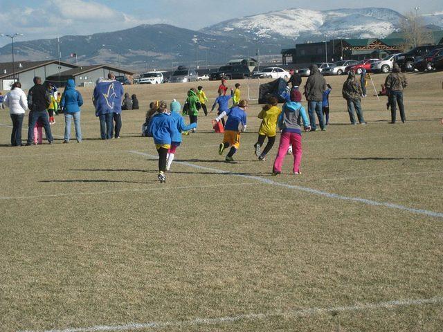 Cassie and tay soccer