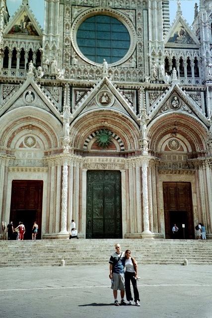 Duomo in Sienna, with Ric and Irena.