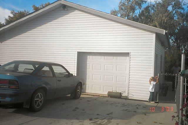 Mom's garage.
