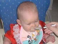 Carrie eating