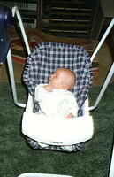 Carrie sleeping - 6/6/99