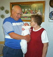Pap, Carrie, and Gram - 5/26/99