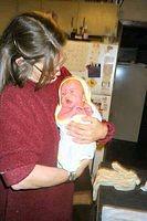 Grandmom and Carrie - 5/4/99

After Carrie's bath