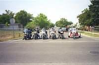 Lined up and ready to roll.