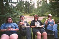 Trina, Redbeard, Chuck's wife, Sam