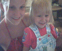 Paige and Carrie - 7/7/01