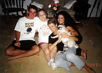 Christopher, Gram, Aunt Barb, and Jenny - 2001
