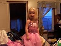 Carrie dressed up